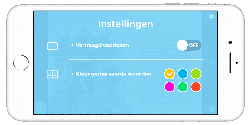 iPhone_read_avi_settings_w830 Geanimeerd prentenboek bekijken op smartphone met Fundels Prentenboeken