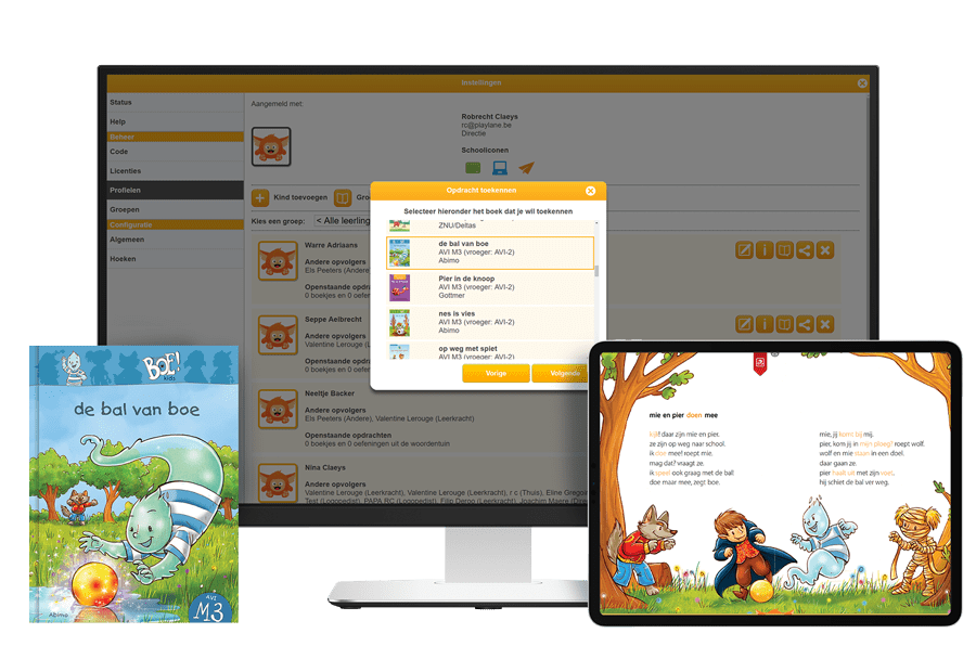 school_online_experience_llvs Leerling-opvolgsysteem Fundels AVI-boeken Online
